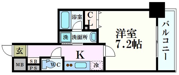 春日野道駅 徒歩4分 5階の物件間取画像